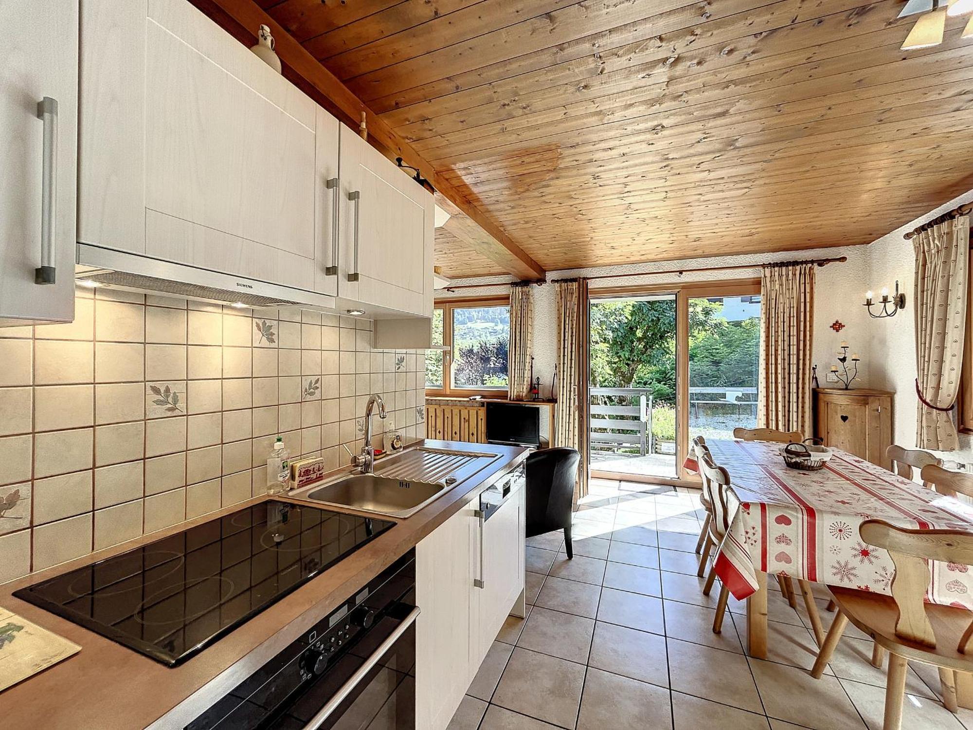 Bel Apt Au Centre De Combloux Avec Jardin, Balcon, Wifi Et Parking A 300M Des Commerces - Fr-1-560-52 외부 사진
