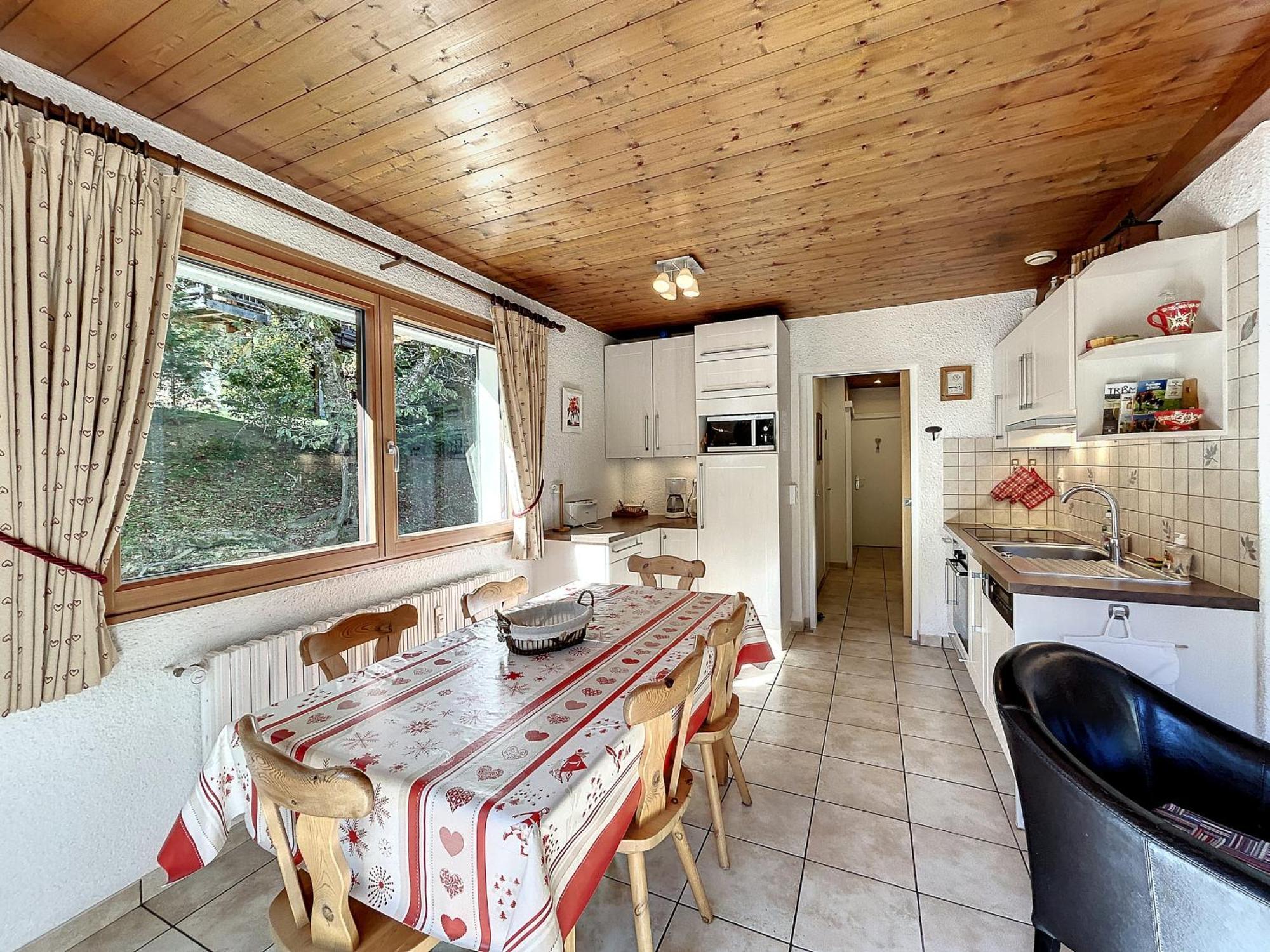 Bel Apt Au Centre De Combloux Avec Jardin, Balcon, Wifi Et Parking A 300M Des Commerces - Fr-1-560-52 외부 사진
